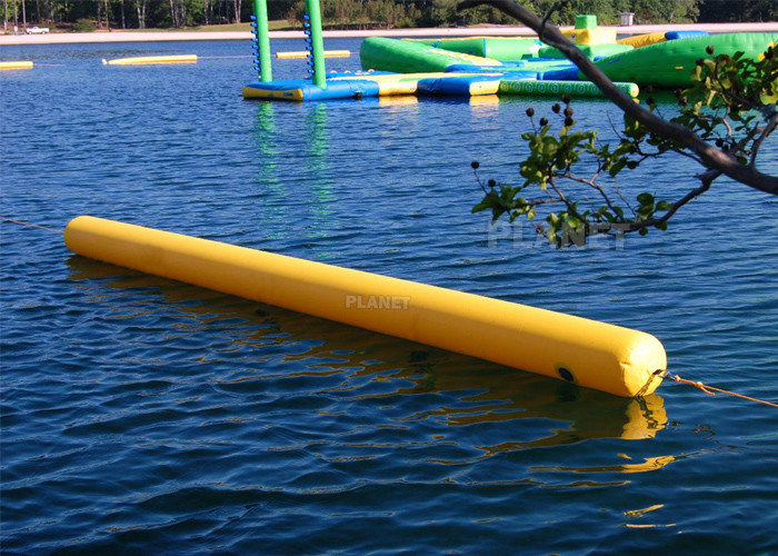 Cheap Triathlon Water Games Used Floating Long Tube Inflatable Cylinder Training Buoy For Water Park Racing Marks for sale