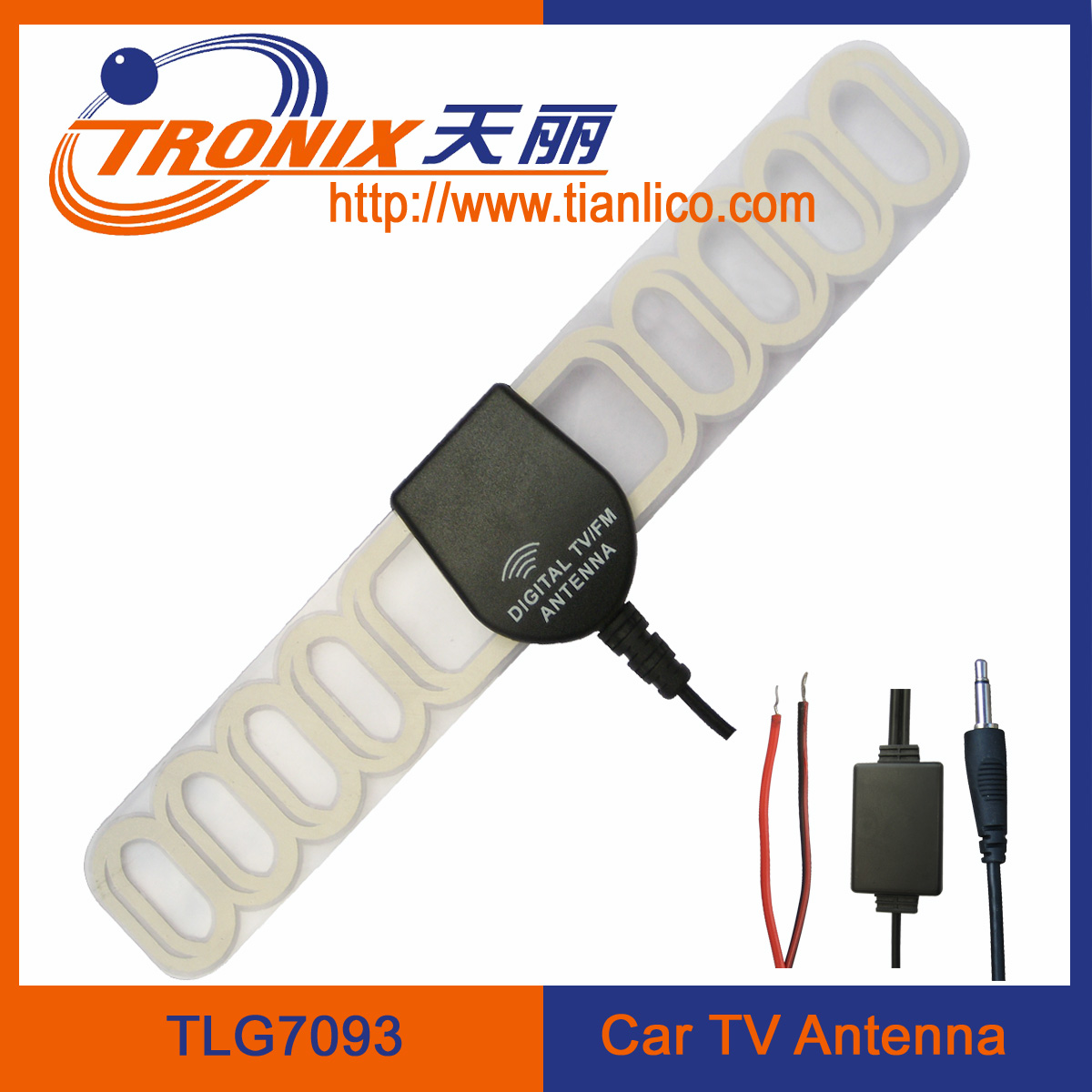 Buy cheap glass mount car tv antenna/ digital tv fm car antenna TLG7093 from wholesalers