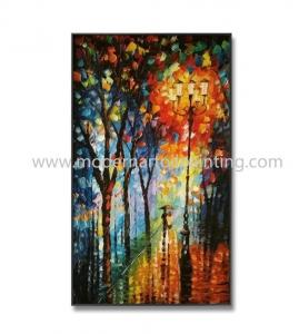 Cheap Hand Painted Thick Palette Knife Oil Paintings Canvas For Interior Decoration for sale