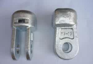 Cheap Hot Dip Galvanized Socket Clevis Clean Rust Free For 11KV Disc Porcelain Insulator for sale