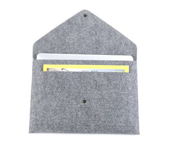 Cheap laptop accessories Woolen Felt Envelope Cover Sleeve bag. size IS a4. 3mm microfiber material for sale