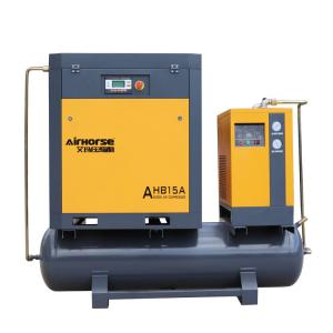 Cheap High quality 7.5kw 15kw 22KW screw air compressor with air dryer and air tank for sale