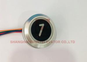 Cheap Elevator DC24V Lighted Waterproof Piezo Lift Push Button Elevator Parts for sale