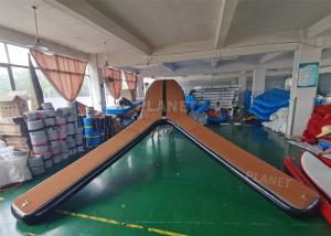 Cheap 20cm Double Wall Fabric Material Y Shape Floating Pontoon Boat Jet Ski Platform , Inflatable Floating Jetski Dock for sale