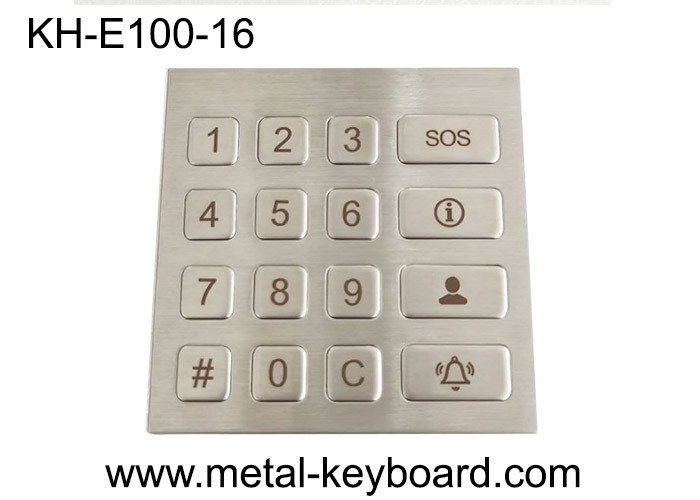 Cheap Kiosk Metal PinPad with Water - Proof Vandal resistant Keypad for sale