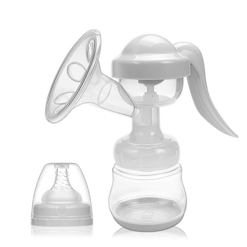 Cheap Hand Operated Baby Breast Pump White Color Customized Size FDA / SGS Listed for sale