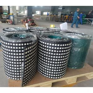 China Belt Conveyor Drive Drum Pulley Lagging Ceramic Rubber Pulley Lagging Material on sale