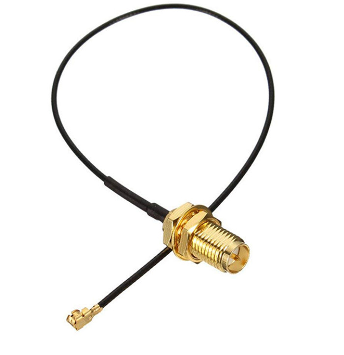 Quality IPX/U.FL To RP-SMA Rf Coaxial Connector 1.37mm 10cm For WLAN PCI WiFi Card wholesale