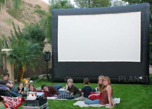 Cheap Portable Inflatable Movie Screen , Customized Size Inflatable Cinema Screen for sale
