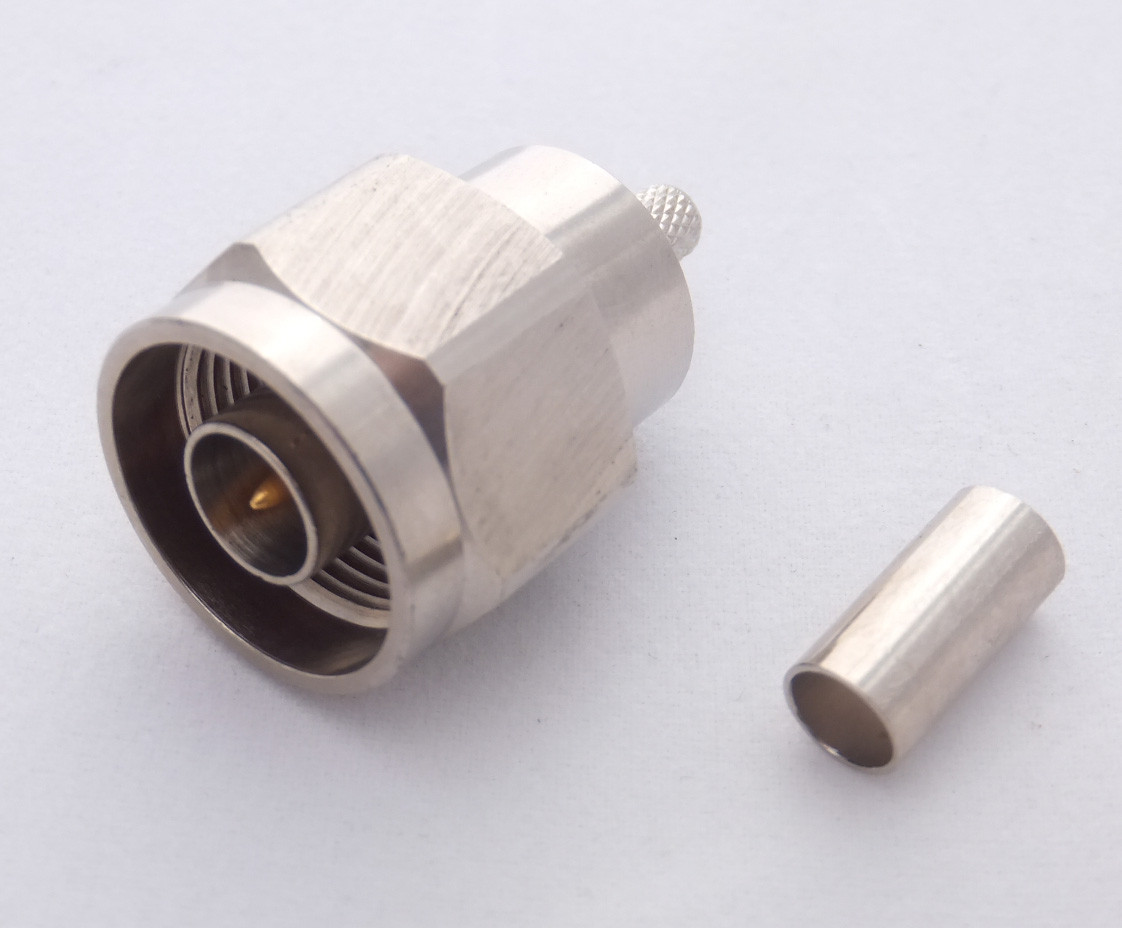 China N type RF Connector for RG142 (-3) Coaxial Cable solder type on sale