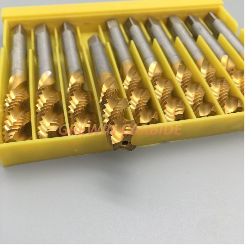 Cheap Gold High Speed Steel Tap HSS Spiral Flute Tap Through Blind Hole Tap Machine Tap for sale