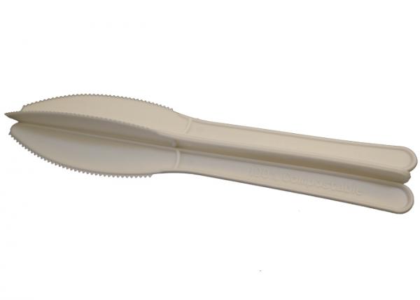 White Biodegradable Plastic Cutlery Sets