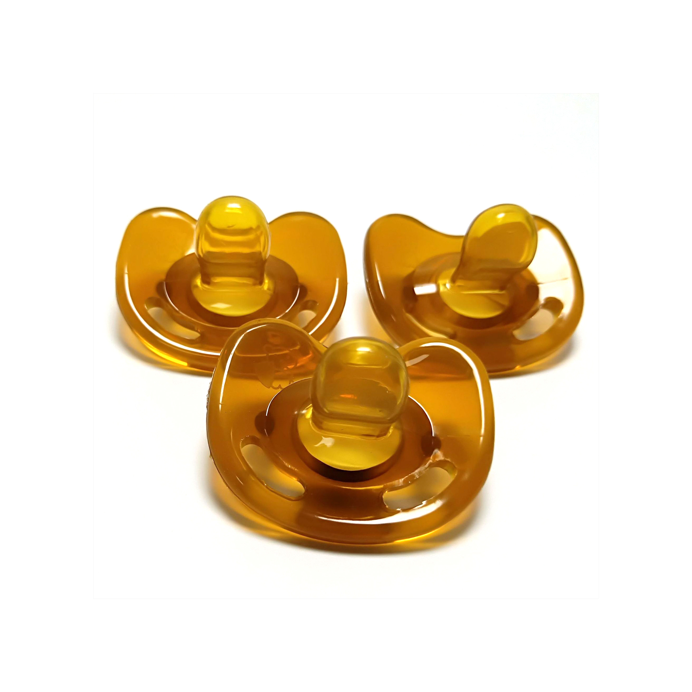 Cheap Natural Color Baby Sucking Pacifier For Breastfed Baby FDA / SGS Approval for sale