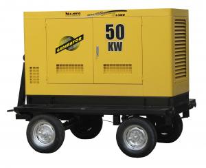 Cheap DC 24V Electric Start 50KVA 40KW Diesel Generator With Low Oil - Pressure Protection for sale