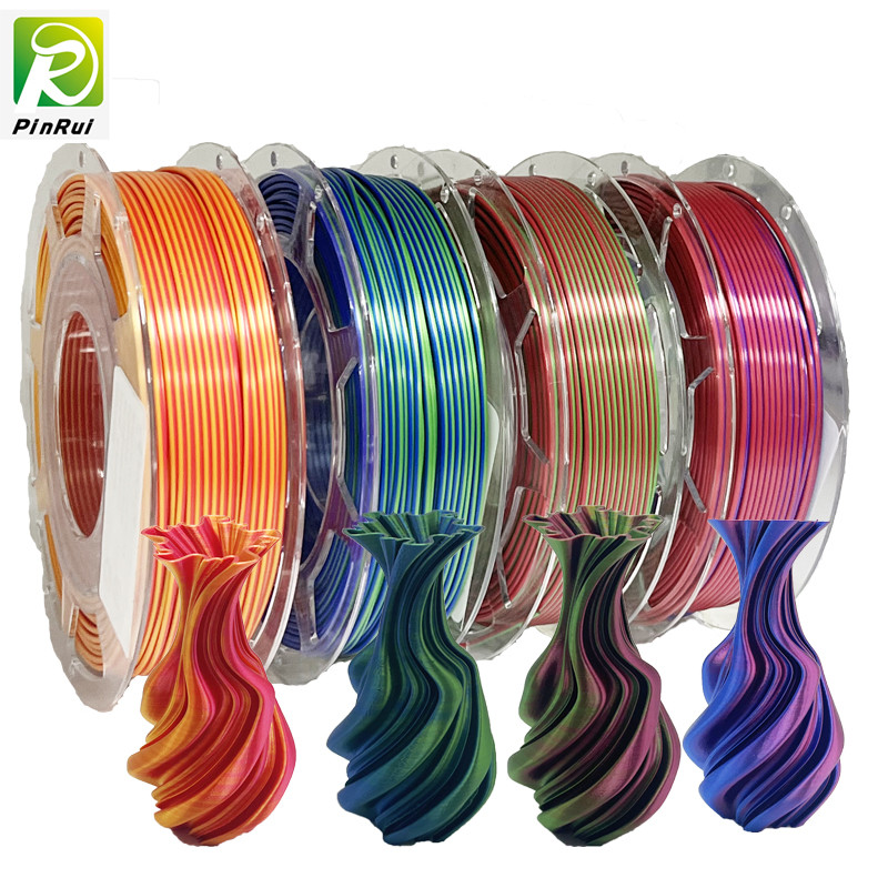 Buy cheap Dual Color Pla Filament silk 1.75 mm 3d Printer cheap 2 color from wholesalers