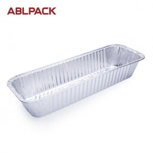 Cheap Disposable Silver Oven Rectangular Aluminum Foil Bread Baking Container for sale