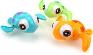 Cheap Silicone Swimming Turtle Bath Toy , Small Size Cute Sea Animal Bath Toys for sale