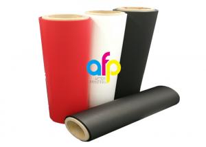 Cheap Red 35 Micron Matte Lamination Film Roll Eco Friendly Soft Touch Material for sale