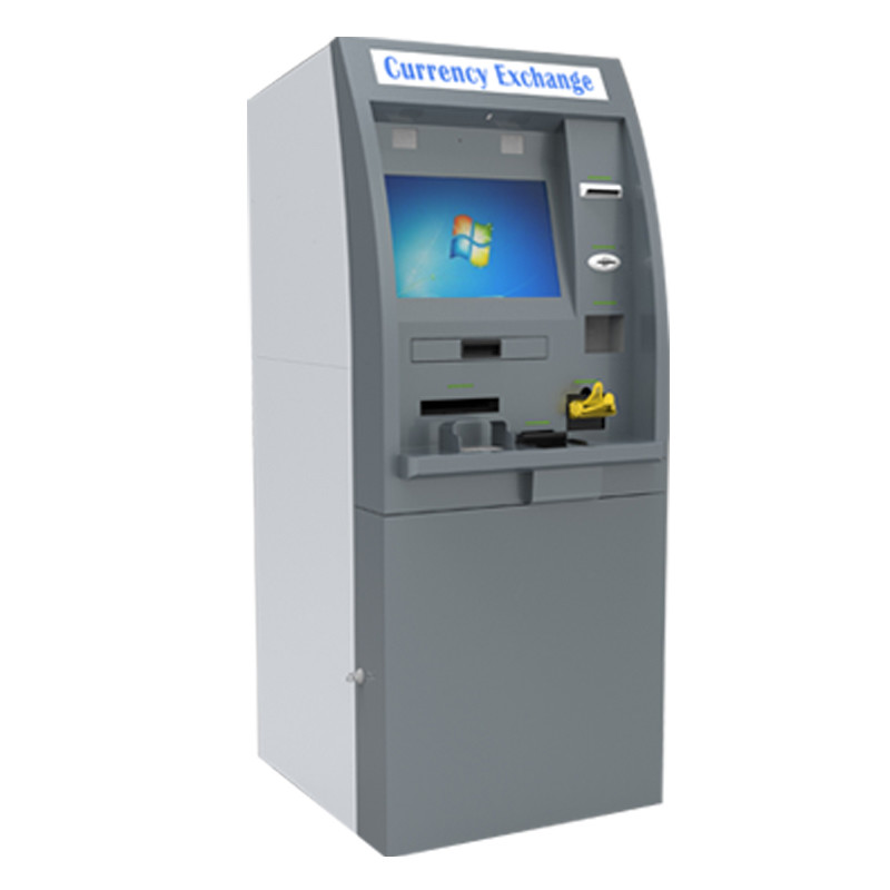 China Capacitive Touchscreen Foreign Currency Exchange Machine Win10 OS on sale