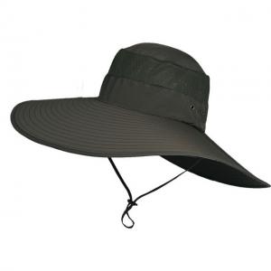 Cheap Adult Summer Beach Cap Men'S Panama Hat Big Wide Brim Waterproof for sale