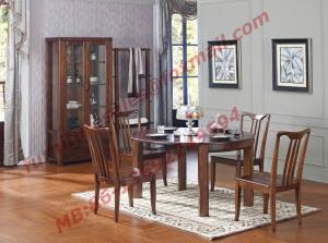 Cheap Can Folding and Opening Dining table in Solid Wooden Dining Room Set for sale