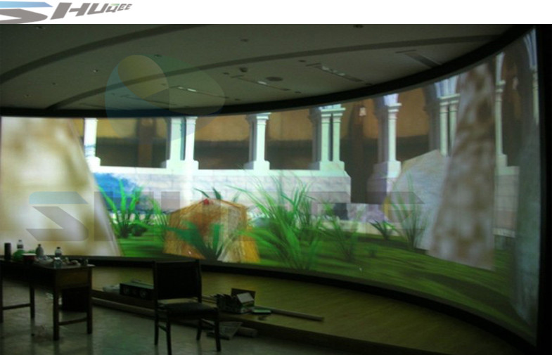 Cheap 4D Flat / Arc / Curvature Screen Cinema With Special Effect Simulator System for sale