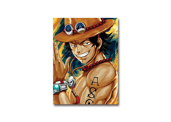 Cheap One Piece Luffy Flip Anime Lenticular Poster Triple Transitions For Restaurant for sale