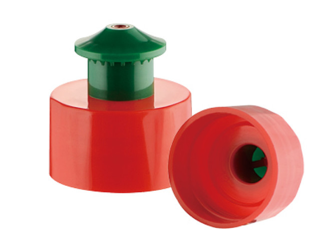 Cheap JL-CP103D 28/410 Bottle Packaging 24mm OEM ODM Smooth Plastic Closure Caps Push Pull Cap for sale