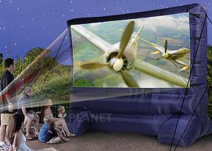Cheap Lightweight Inflatable Outdoor Projector Screen Fabric Material Apply To Home for sale