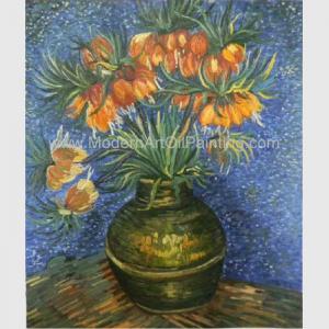Cheap Van Gogh Oil Paint Fritillaries In A Copper Vase Masterpiece Replicas for sale