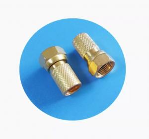 China RG6 F-Type Male Twist-On Coax Coaxial Cable F Connector on sale