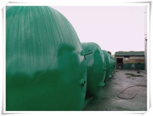 Cheap 2 Tons 5000 Liters Nitrogen Storage Tank , Horizontal Air Compressor Receiver Tank for sale