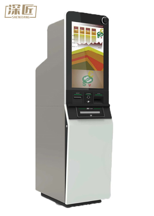 China Customized Foreign Currency Exchange Machine Kiosk For Airport Hotel Shopping Mall on sale