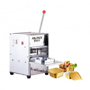 Cheap Manual Aluminum Foil Container sealing  Machine baking dessert holder cups cake case wrapper candy tray for sale