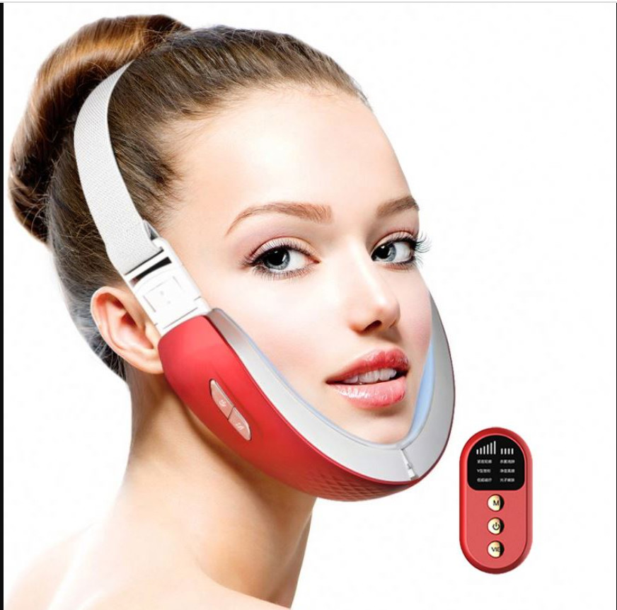 Cheap Anti Wrinkle Face Lift Skin Tightening Machine Ems Led Photon Therapy Facial Massage Rf Beauty Device for sale