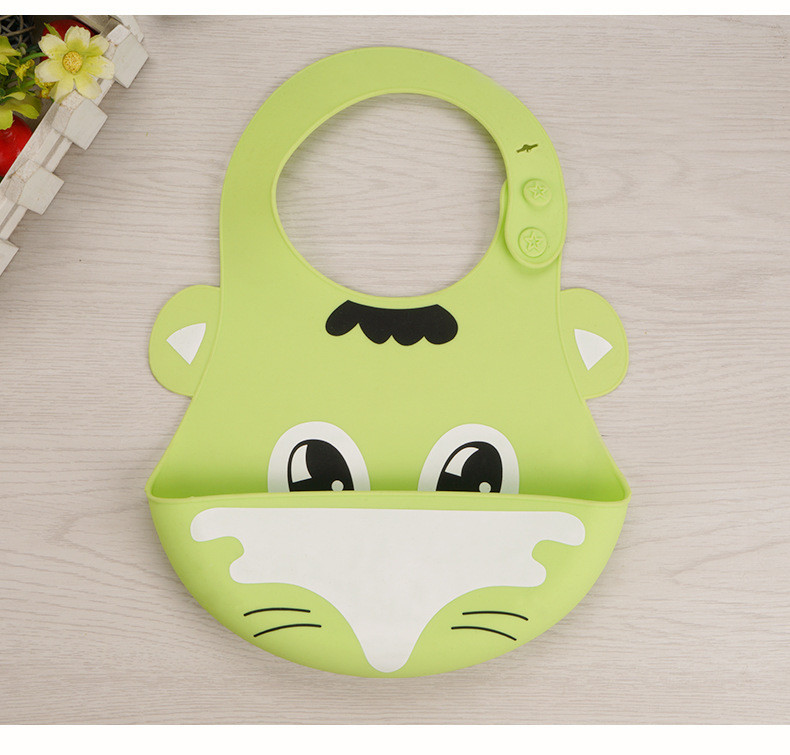 Cheap 31.5cm X 21.5cm Baby Bibs With Button Closure for sale