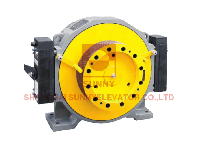 Cheap DC 110V 2 * 0.88A Gearless Elevator Traction Motor 1150kg / Speed 1.0~2.0m/S for sale