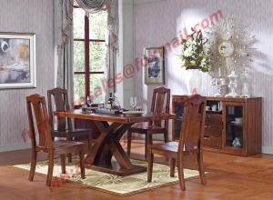 Cheap Luxury Design for Solid Wooden Furniture Dining Room Set for sale