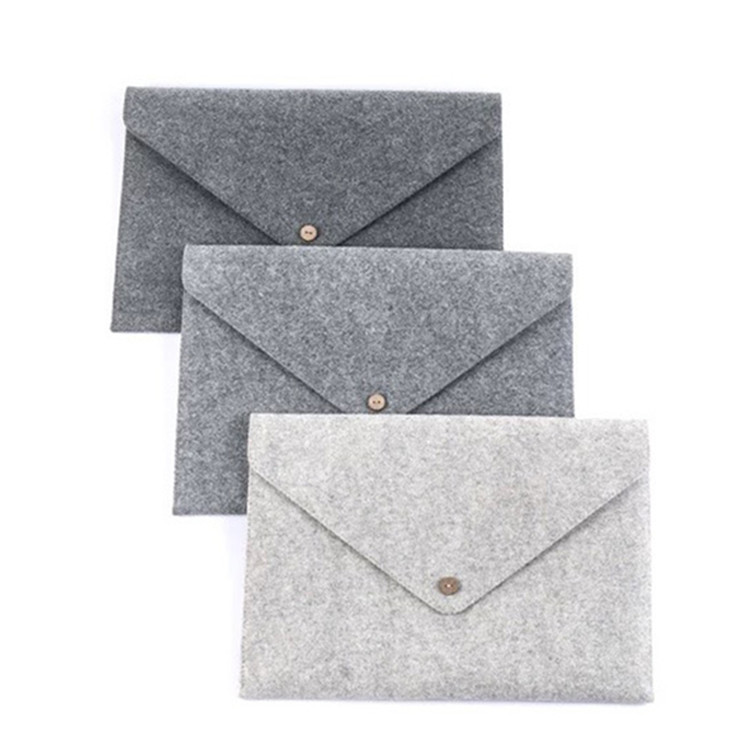 Cheap 12'' 13'' 15'' Laptop Bag Accessories Woolen Felt Envelope Bag Cover Case Sleeve. size IS a4. 3mm microfiber material for sale