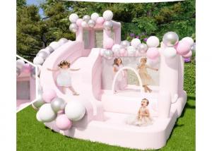 Cheap Residential Backyard Wedding Party Kids Jumping Castle Inflatable Bouncer Water Slide Moon White Bounce House for sale