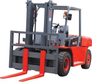 Cheap 2200r/Min 10t Logistics Machinery 4 Wheel Electric Forklift for sale