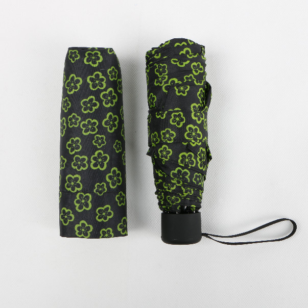 Cheap Micro Lightest Travel Umbrella , Customized Designs Small Fold Up Umbrellas for sale