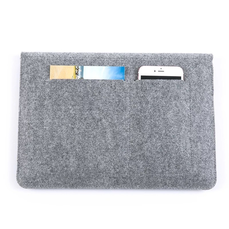 Cheap Factory price mac book pro felt laptop briefcase bag. size is a4. 3mm microfiber material for sale