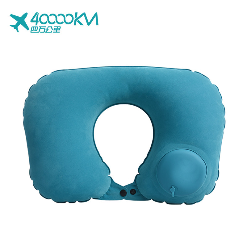 Buy cheap WMXP0003 New Fashion Inflatable Travel Pillow flocked Auto Press Pump inflatable from wholesalers