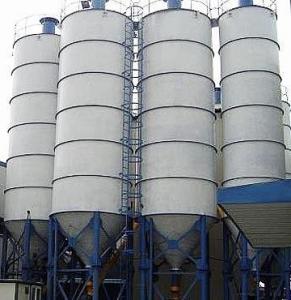 Cheap Bolted powder Cement silo 500T for sale for sale