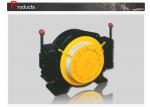 Elevator Traction Motor , Gearless Elevator Machine Low Operation Noise