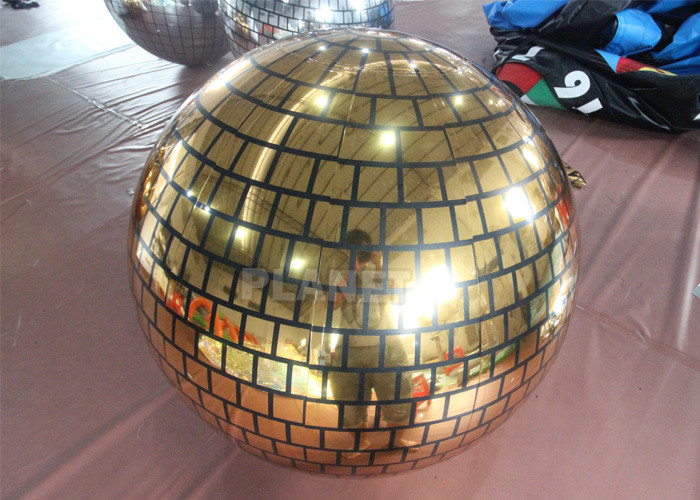 Cheap Reflective Mirror Material Inflatable Reflective Ball Huge Inflatable Disco Balls Wedding Decor Inflatable Mirror Ball for sale