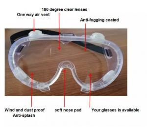 Cheap Customized Eye Protection Goggles Rimless Windproof Adjustable Strap Design for sale