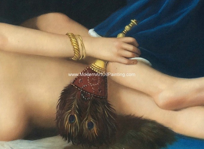 Cheap Canvas People Oil Painting , Nude Woman Oil Painting Reproduction On Linen for sale