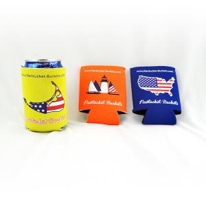 Cheap Custom wholesale collapsible foldable neoprene beer cooler can holder size:10cmc*13cm  Material is neoprene for sale